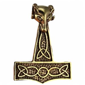 RAM HEAD BRONZE THOR HAMMER