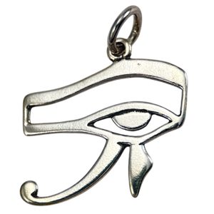 Horus Eye, ancient Egypt, silver pendant