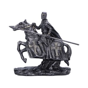 Crusader, knight on horseback 16cm