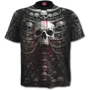 DEATH RIBS - FRONT PRINT T-SHIRT BLACK - MEN'S T-SHIRTS, SPIRAL DIRECT{% if kategorie.adresa_nazvy[0] != zbozi.kategorie.nazev %} - T-SHIRTS, BOOTS{% endif %}