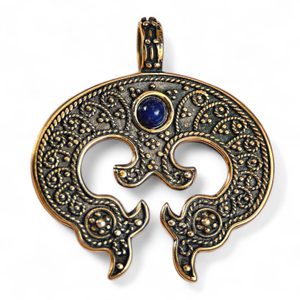 GRANDE LUNE MORAVE - pendentif, bronze, Nitra