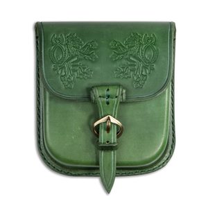 BOHEMIA, Leather Bag - green