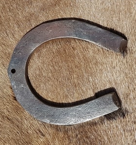 Hufeisen als Glücksbringer an der Wand