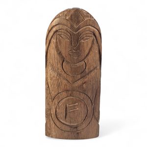 FREYA, dieu viking, statue sculptée