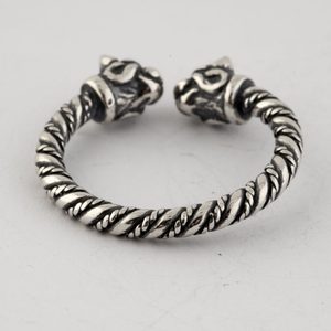 Chat Celtique, bague en argent