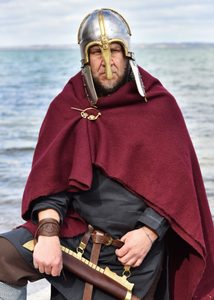 Coppergate Helmet, with butted aventail, 1.6 mm steel