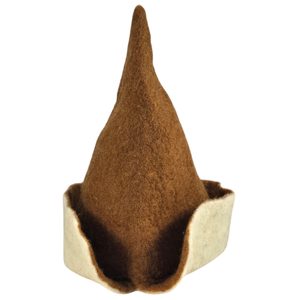 Chapeau de feutre médiéval, laine