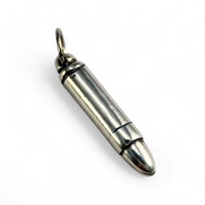 BULLET, 9mm Luger, silver pendant