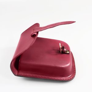 GENTLEMAN, Leather Belt Bag - Red