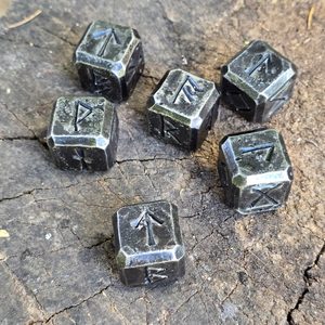 FUTHARK - RUNES, FORGED CUBE 4 PIECES