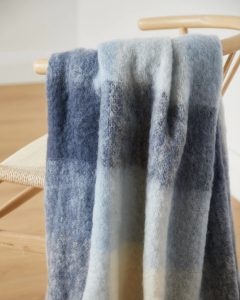 Annagh - Irische Mohair-Decke, Foxford