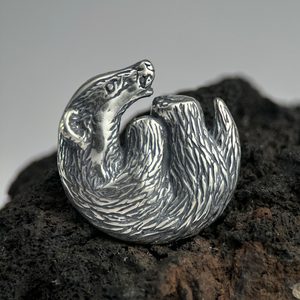 Igel, Anhänger, Silber 925