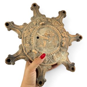 EROTICA, lampe à huile romaine, lanterne