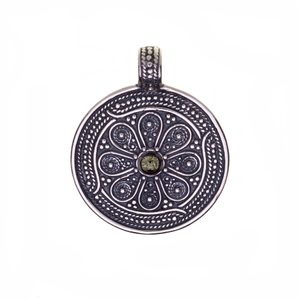 VESNA, PAGAN SILVER PENDANT WITH MOLDAVITE - MOLDAVITES, CZECH{% if kategorie.adresa_nazvy[0] != zbozi.kategorie.nazev %} - SILVER JEWELLERY{% endif %}