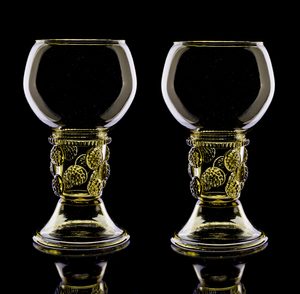 ROEMER XL, RENAISSANCE LARGE GLASS GOBLETS, SET OF 2 - HISTORICAL GLASS{% if kategorie.adresa_nazvy[0] != zbozi.kategorie.nazev %} - CERAMICS, GLASS{% endif %}