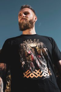 VELES, SLAVIC GOD, MEN'S T-SHIRT COLORED - HEIDNISCHE T-SHIRTS{% if kategorie.adresa_nazvy[0] != zbozi.kategorie.nazev %} - T-SHIRTS, BOOTS - ROCK MUSIC{% endif %}