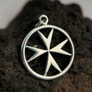 TEMPLAR CROSS, pendant, silver 925