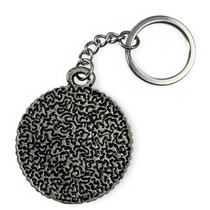 King Premysl Otakar II, key ring, zinc, enamel