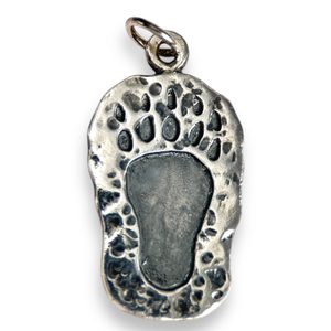 Bärentatze, Spur, Anhänger, Silber 925