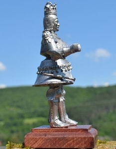 RUDOLF II, HOLY ROMAN EMPEROR, HISTORICAL TIN STATUE - LARGE - ZINNFIGUREN{% if kategorie.adresa_nazvy[0] != zbozi.kategorie.nazev %} - FIGUREN, DEKORATIONEN{% endif %}