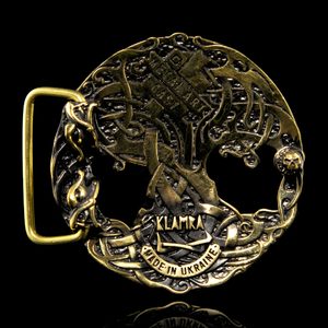 Tree of Life Belt Buckle, Brass