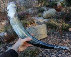 SCOTTISH THISTLE- Alba, drinking horn DE LUXE
