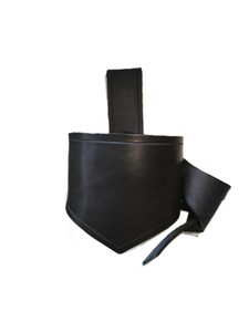 Leather horn holder and fretboard set for rocker