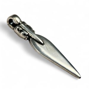 VENDEL SPEAR with bear, sterling silver pendant