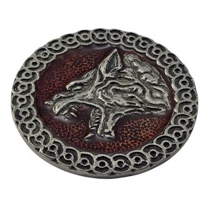 Slavic werewolf, pendant, zinc, enamel