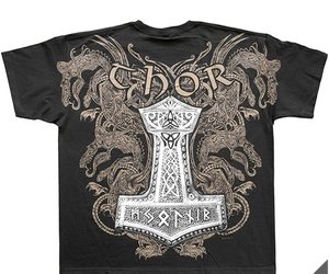 THOR'S HAMMER, T-SHIRT - HEIDNISCHE T-SHIRTS{% if kategorie.adresa_nazvy[0] != zbozi.kategorie.nazev %} - T-SHIRTS, BOOTS - ROCK MUSIC{% endif %}