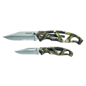 KNIFE Gerber set Paraframe Combo,Mossy Oak