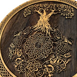 Tree of Life, wooden wall picture 32cm