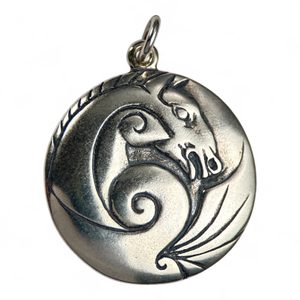 CERLIC HORSE Silver Pendant