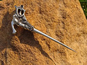 VIKING DRAGON BROOCH, BRONZE