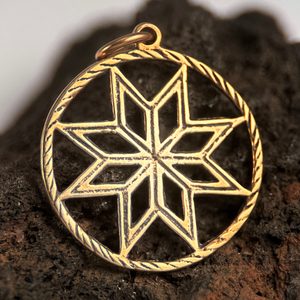 ALATYR - Star of Rod, bronze pendant