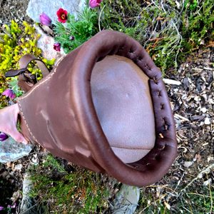 Leder Köcher, frühes Mittelalter - Hedeby, Bayeux
