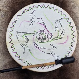 Chaman sami, tambour de chaman 40cm