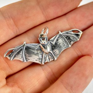 NOCTOR - bat, pendant, silver