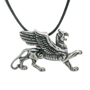 SCYTHIAN GRIFFIN, SILVER PENDANT BY WULFLUND, AG 925 - PENDANTS{% if kategorie.adresa_nazvy[0] != zbozi.kategorie.nazev %} - SILVER JEWELLERY{% endif %}