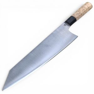 Japanese Kiritsuke Knife, Stainless Steel, Birch