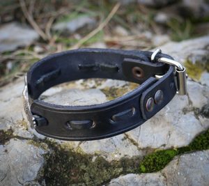 CORVUS, crow, leather bracelet