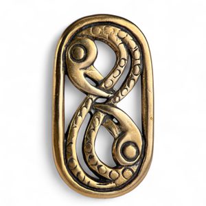 HUGINN AND MUNINN, bronze pendant