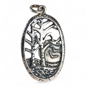 Tajga, pendentif en argent