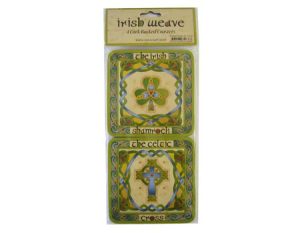 Set of Celtic coasters, cork - 4 pieces