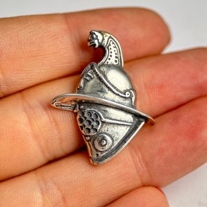 GLADIATOR - Thracian helmet, pendant, silver