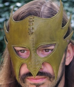 GREENMAN, leather mask