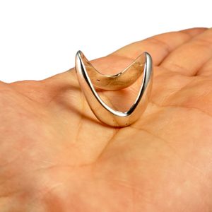 KELTISCHER RING, Boje, direkte Replik, gegossen nach Original, Ag 925, 10g