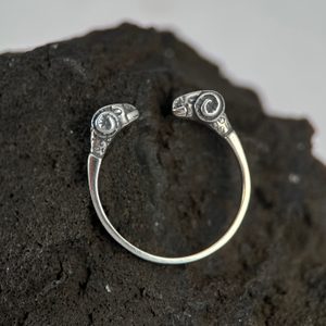 ARIES - RING, Ancient Rome, III century, silver 925/1000