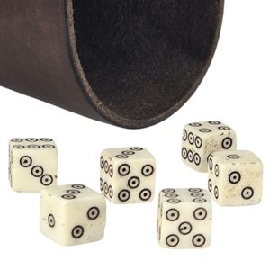 Bone Roman dice