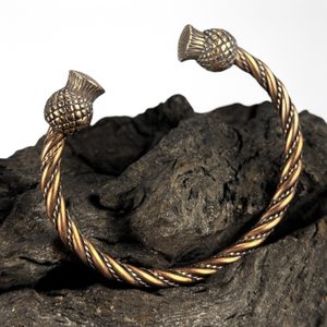 SCOTTISH THISTLE - Alba, bronze Bracelet